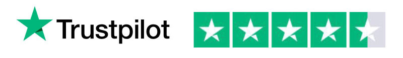 Trustpilot 4.5/5 stars