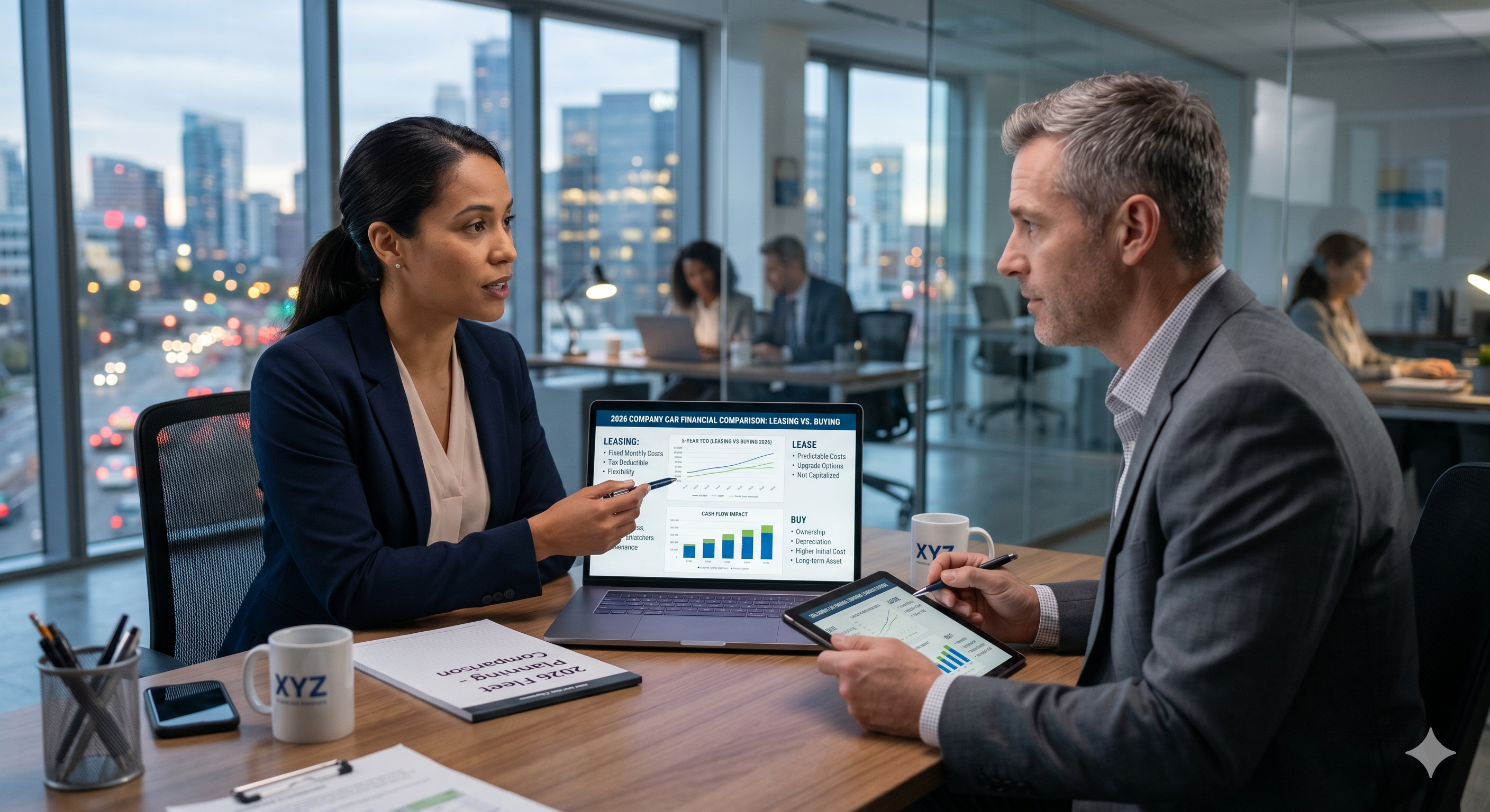 leasing vs buying being discussed