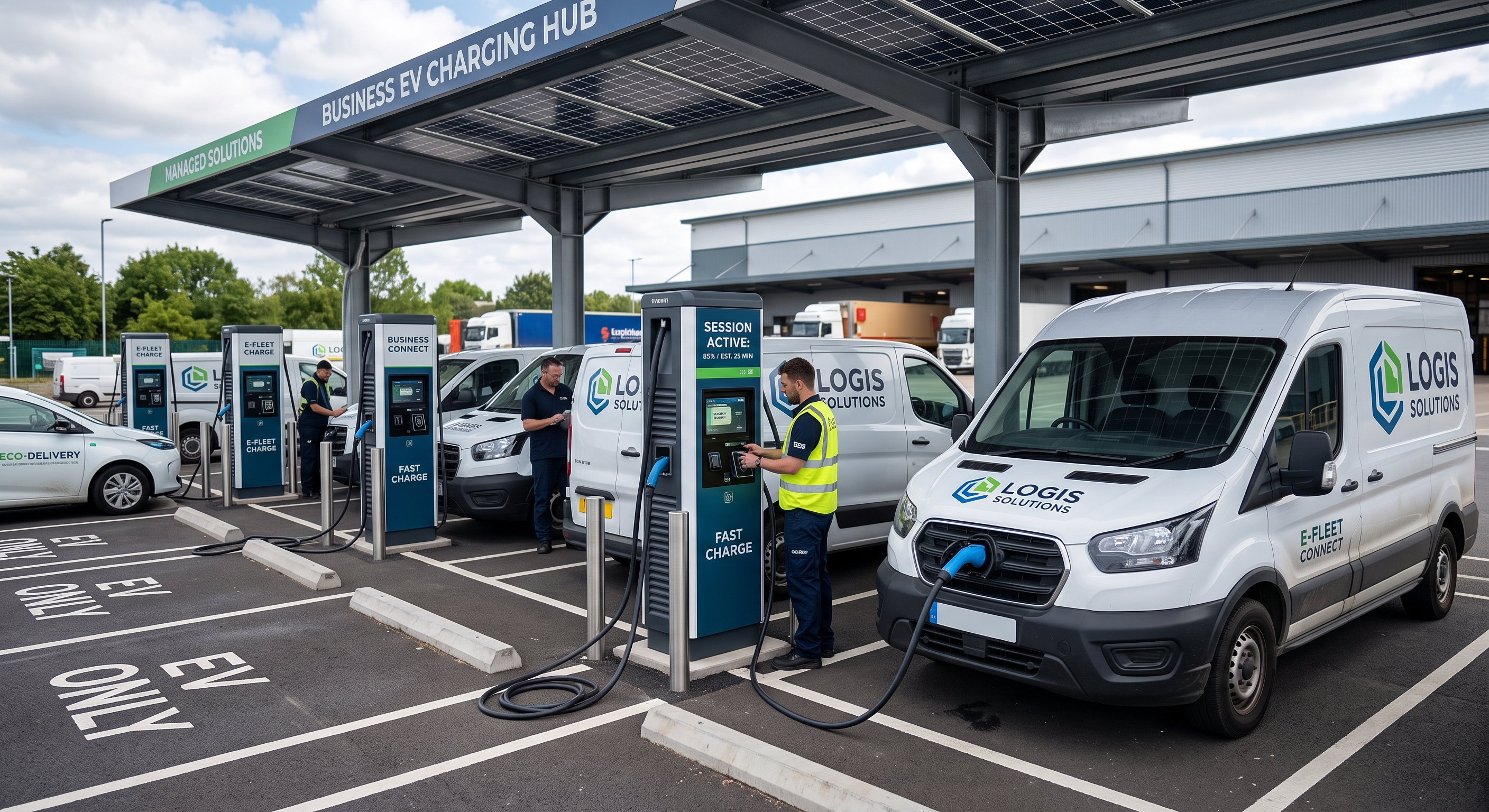 EV Fleet Charging  in action