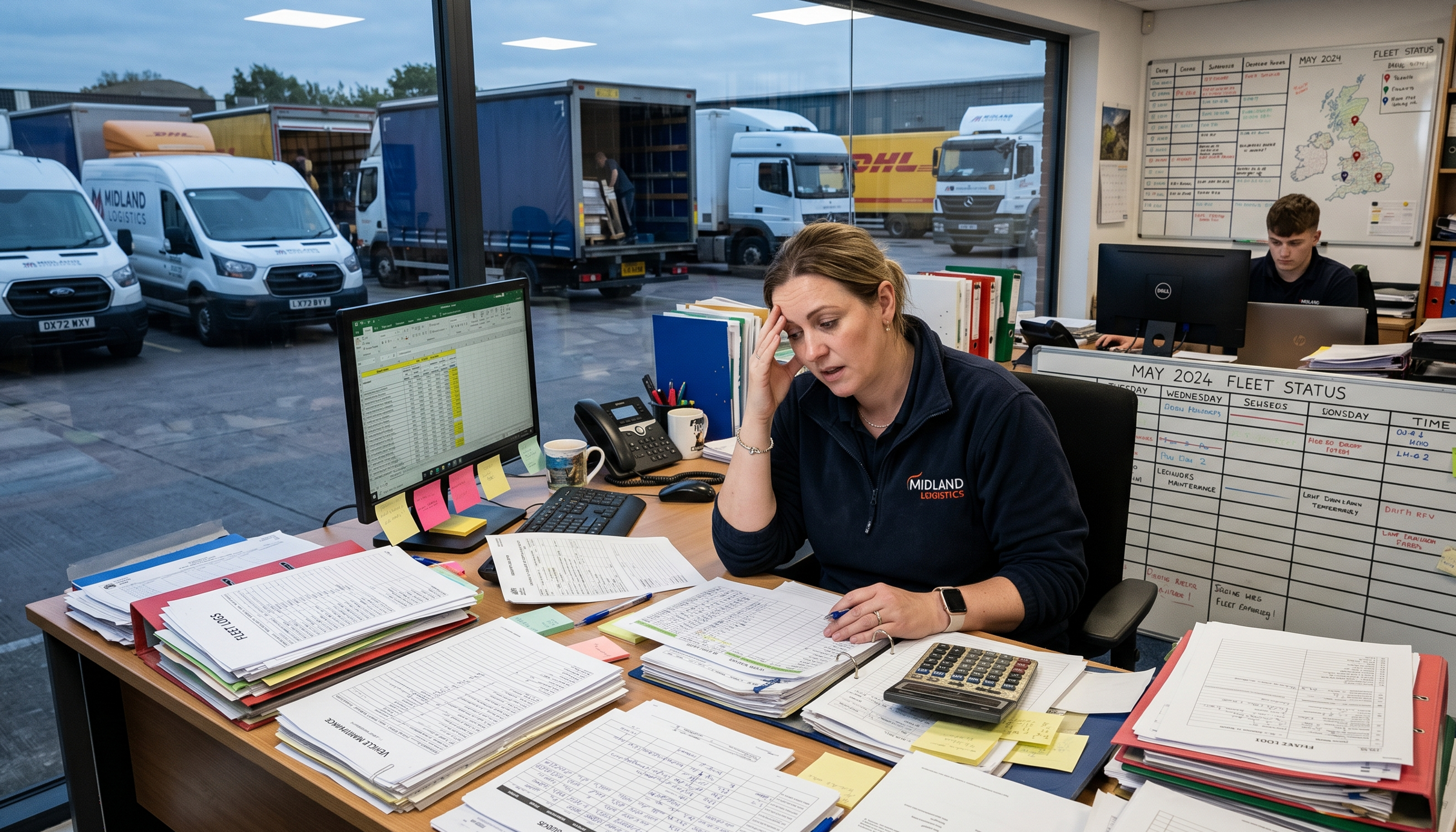 Fleet manager under pressure