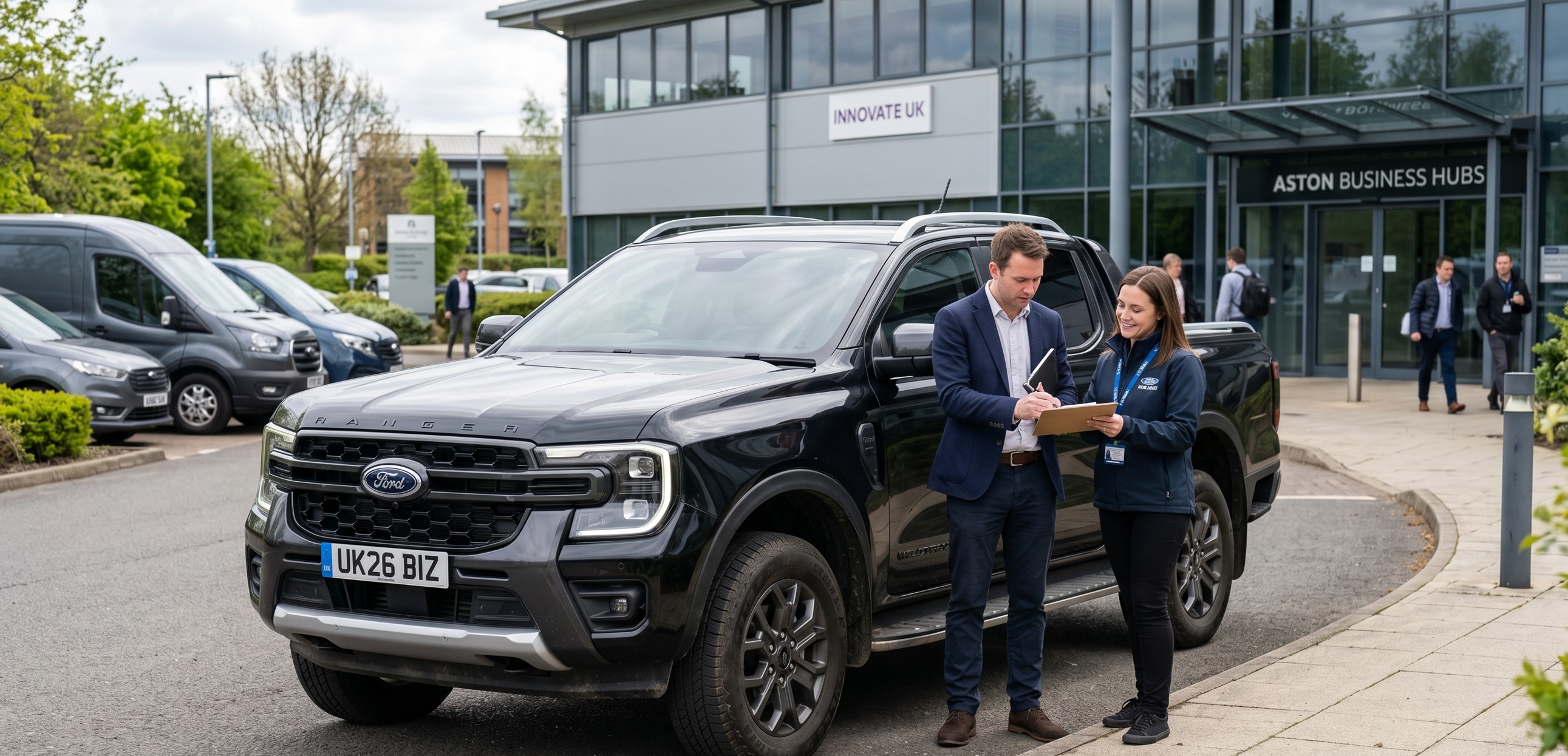 ford ranger being collected