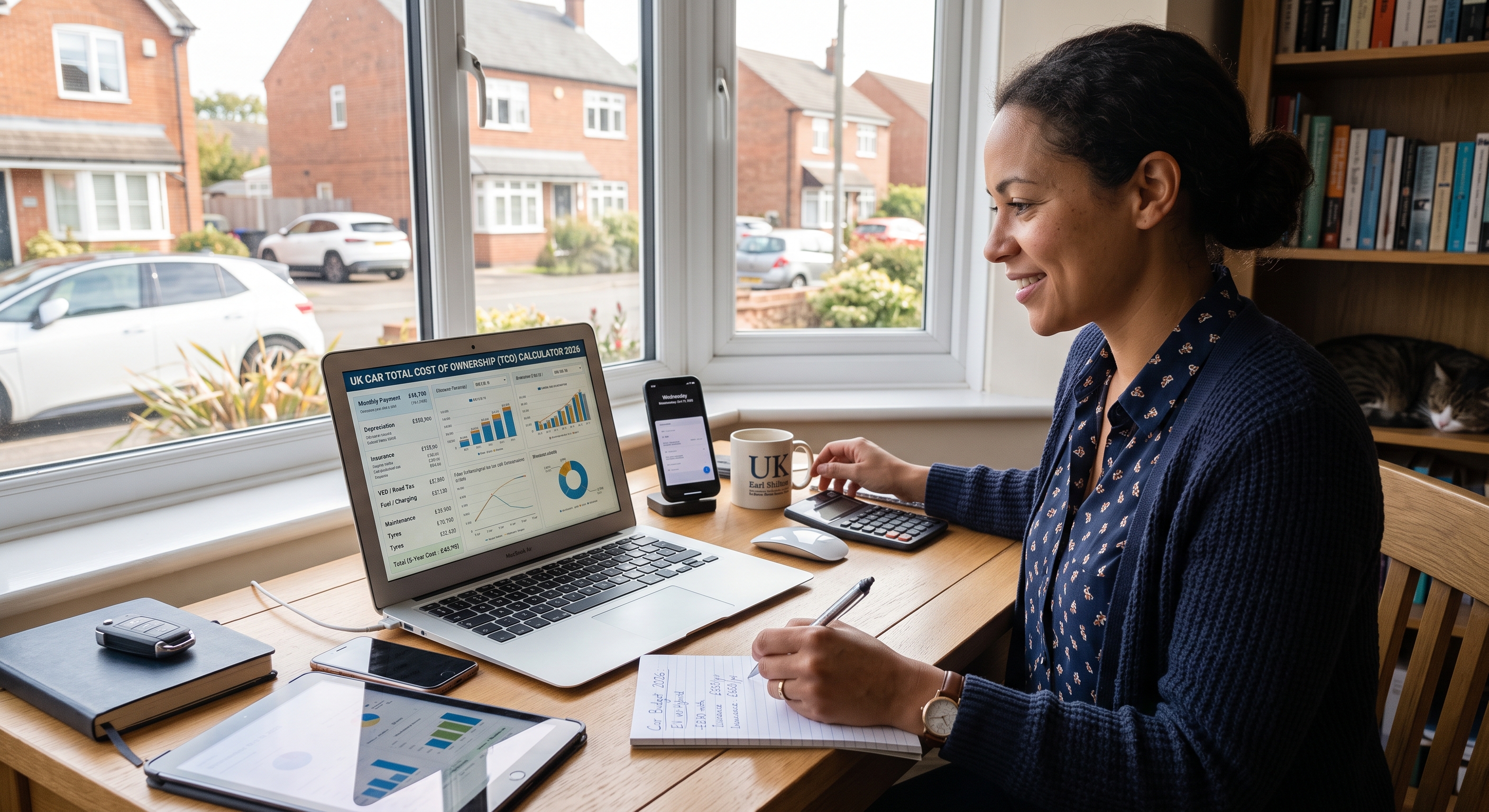 Total Cost of Ownership Calculator being used online
