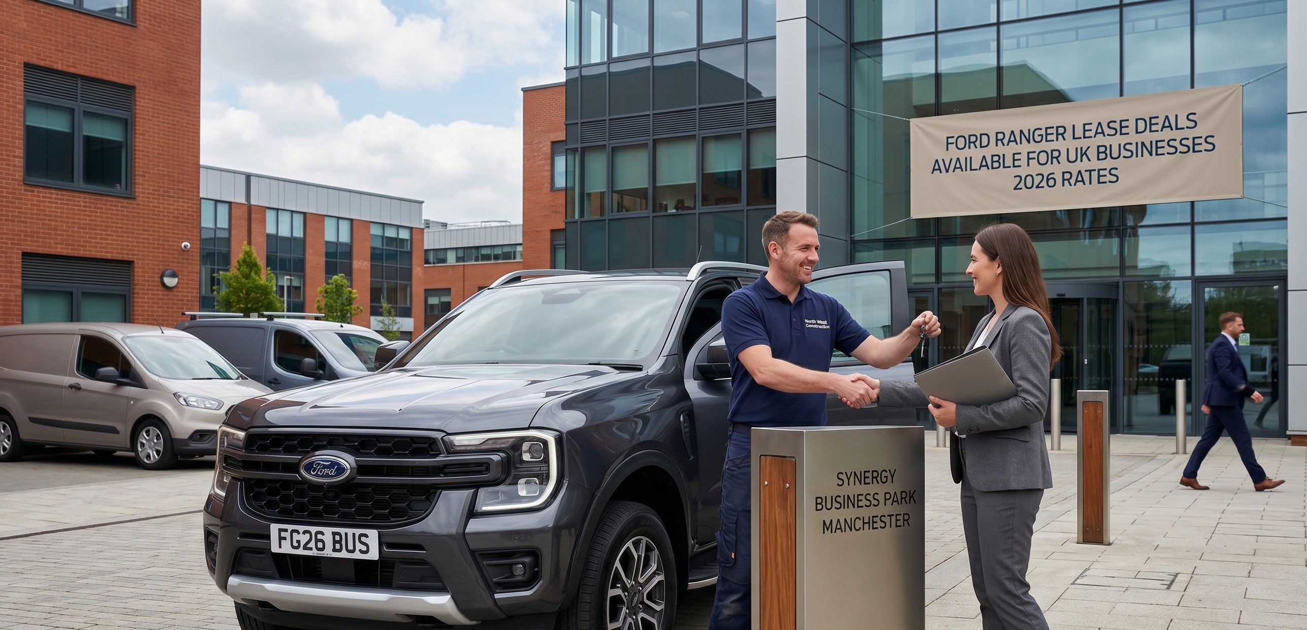 ford ranger keys being handed over