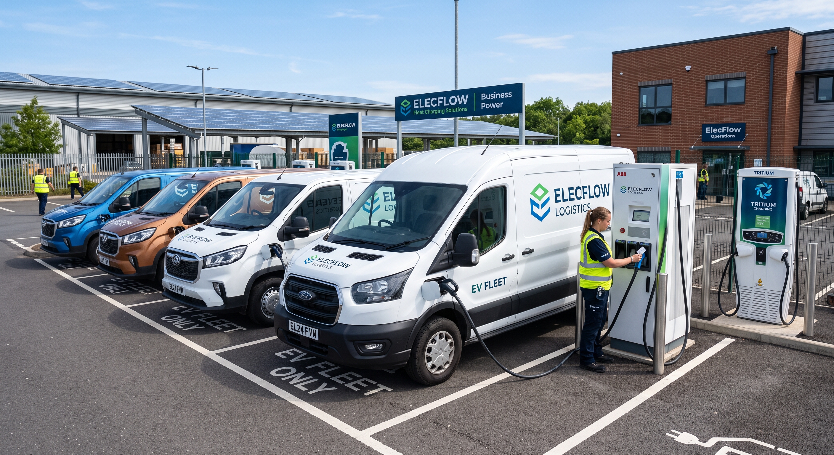 EV Fleet Charging in action