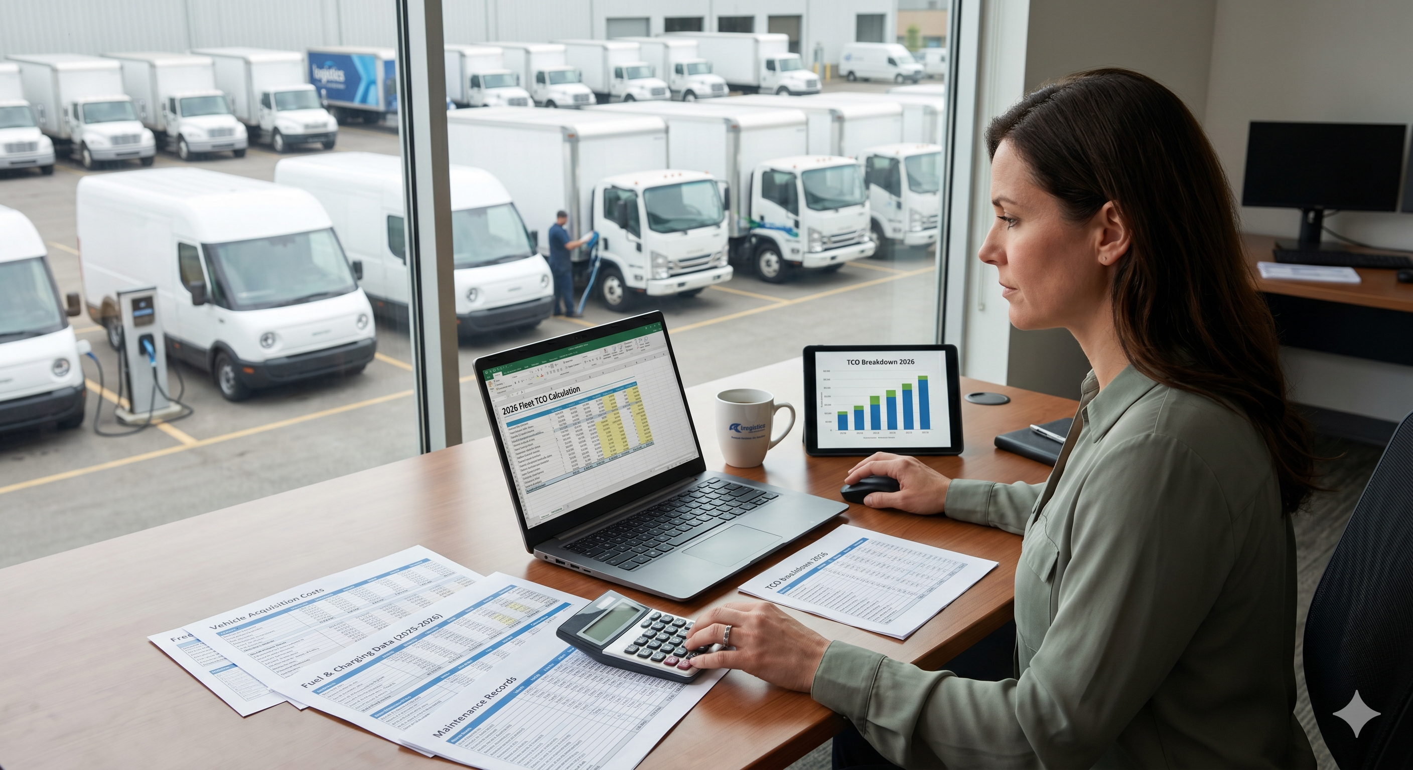 Fleet total cost of ownership calculation